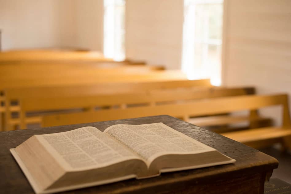 Bible on a Table